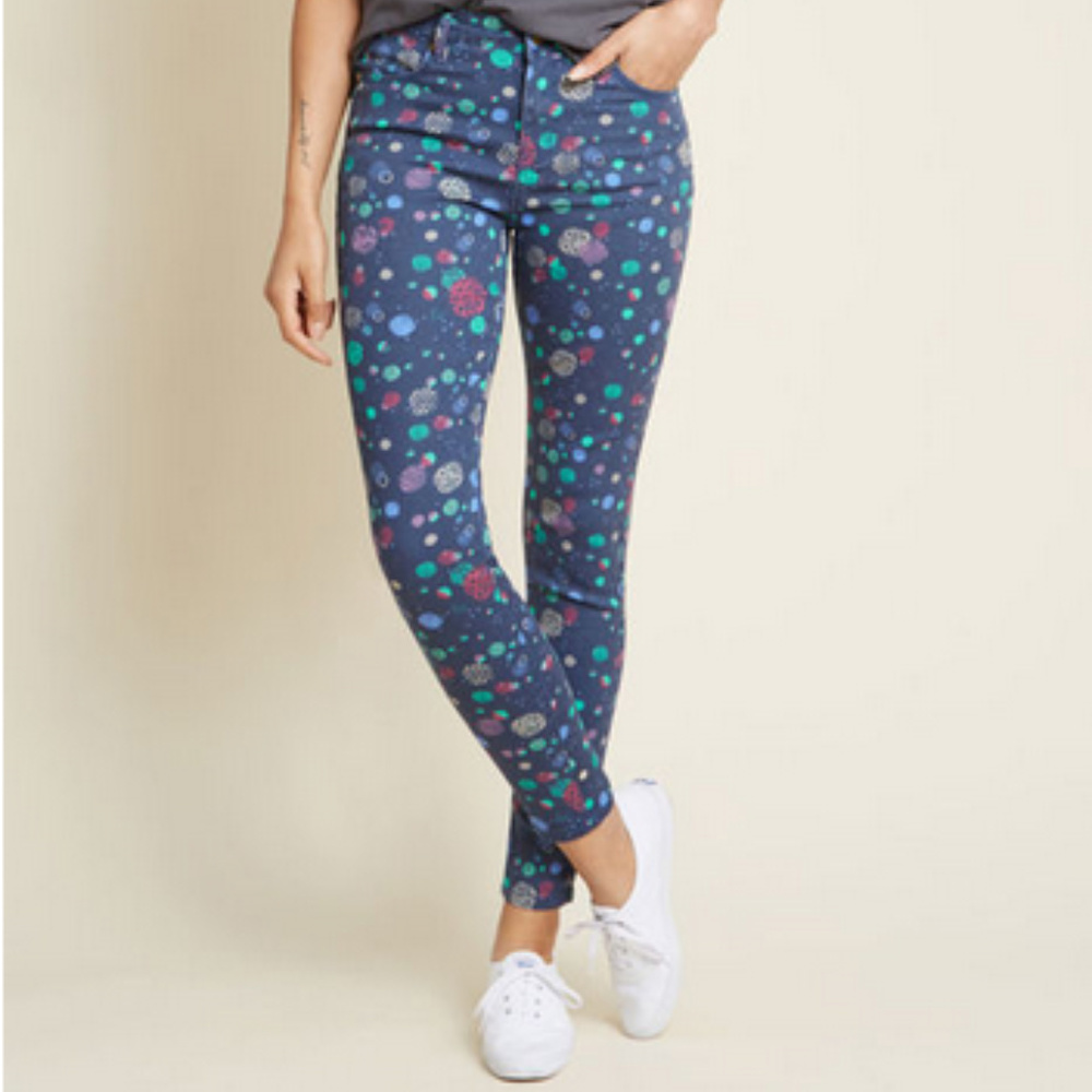 Modcloth Galaxy Skinny Pants NWOT